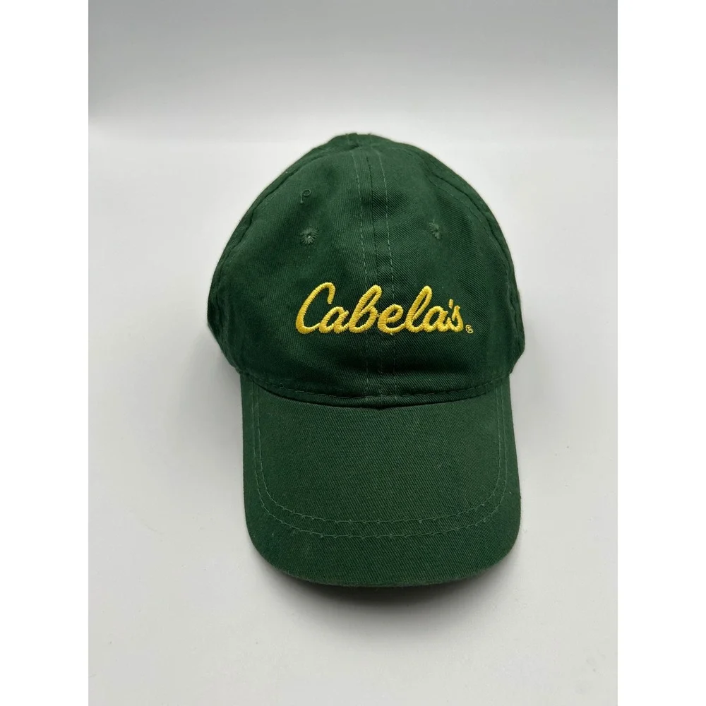 Cabelas Toddler Green Snapback Hat Bass Pro Shops Embroidered Logo‎ Fishing Cap